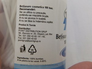 TIP - 100 bucati, betisoare cosmetice