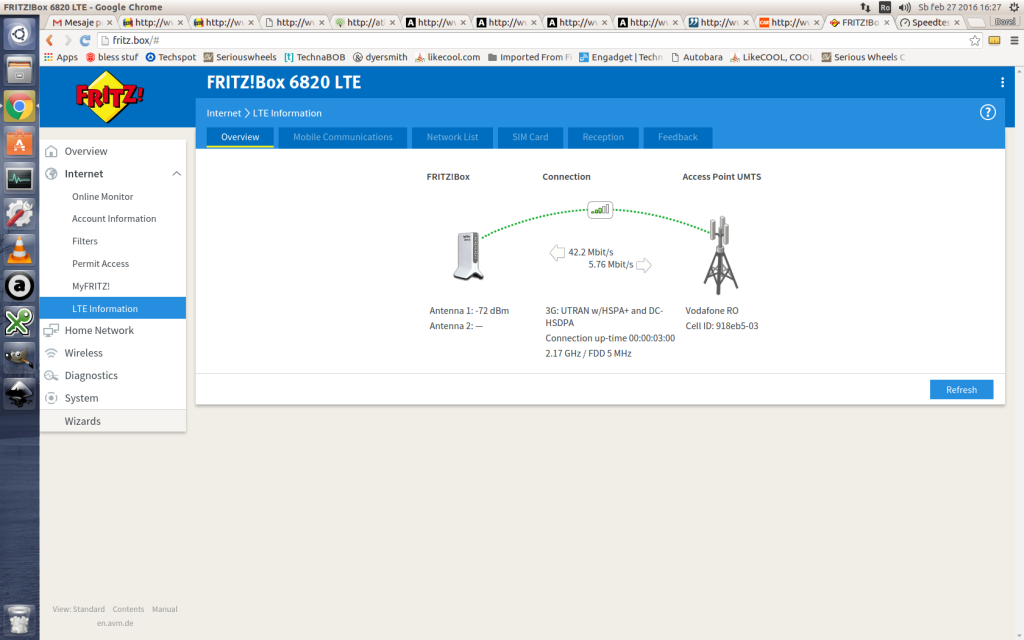 Interfata WEb a lui Fritz!