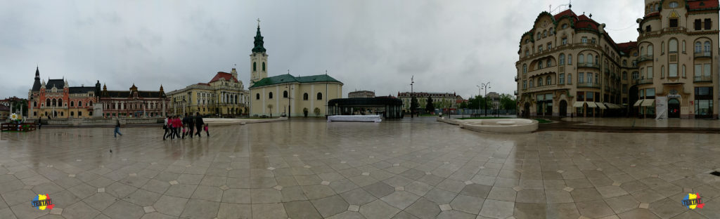 piata unirii imagine panoramica oradea